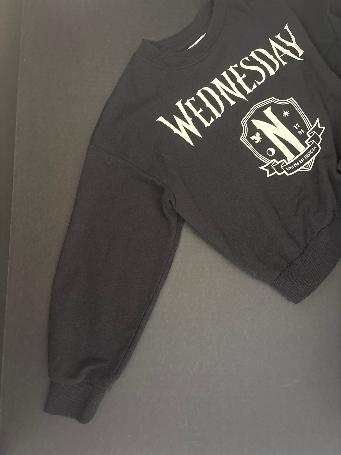 Black Sweatshirt - Wednesday Addams inspired