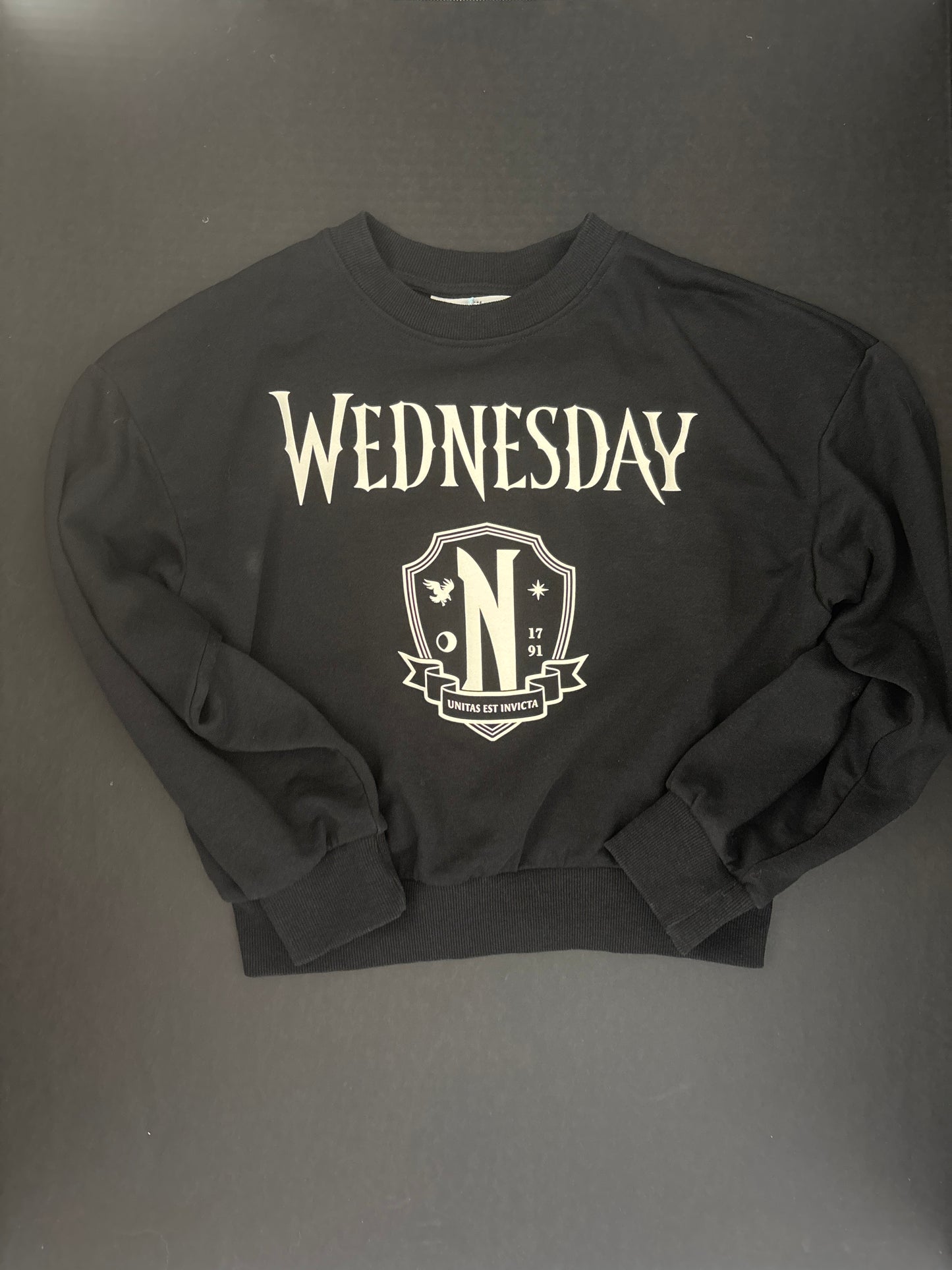 Black Sweatshirt - Wednesday Addams inspired