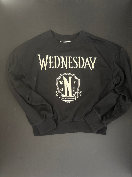 Black Sweatshirt - Wednesday Addams inspired